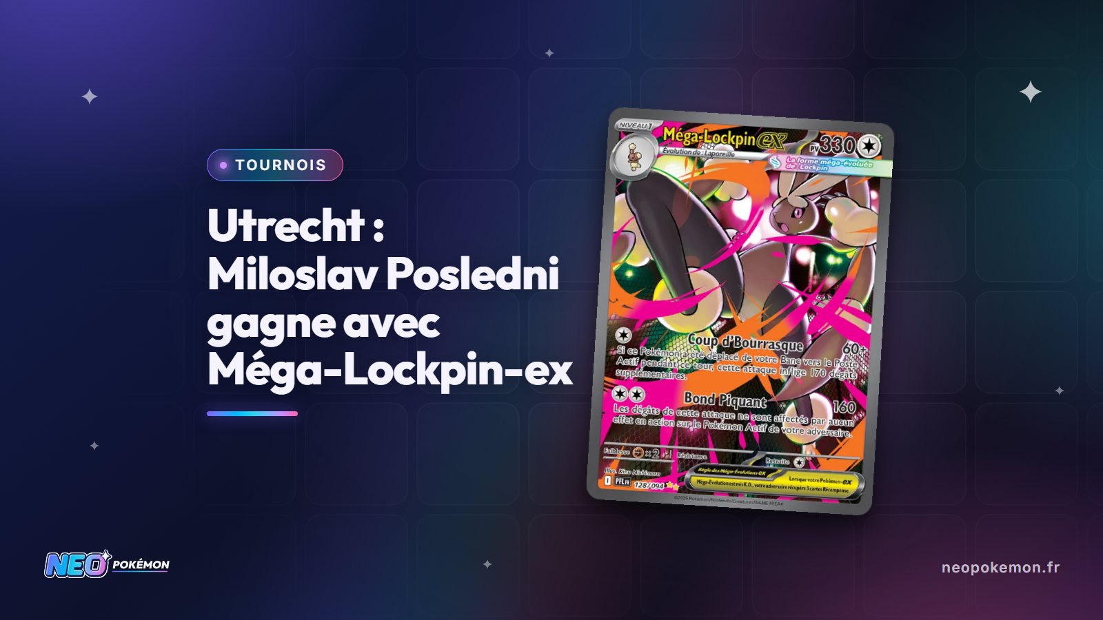 Illustration : Régional d’Utrecht : Miloslav Posledni gagne avec Méga-Lockpin-ex