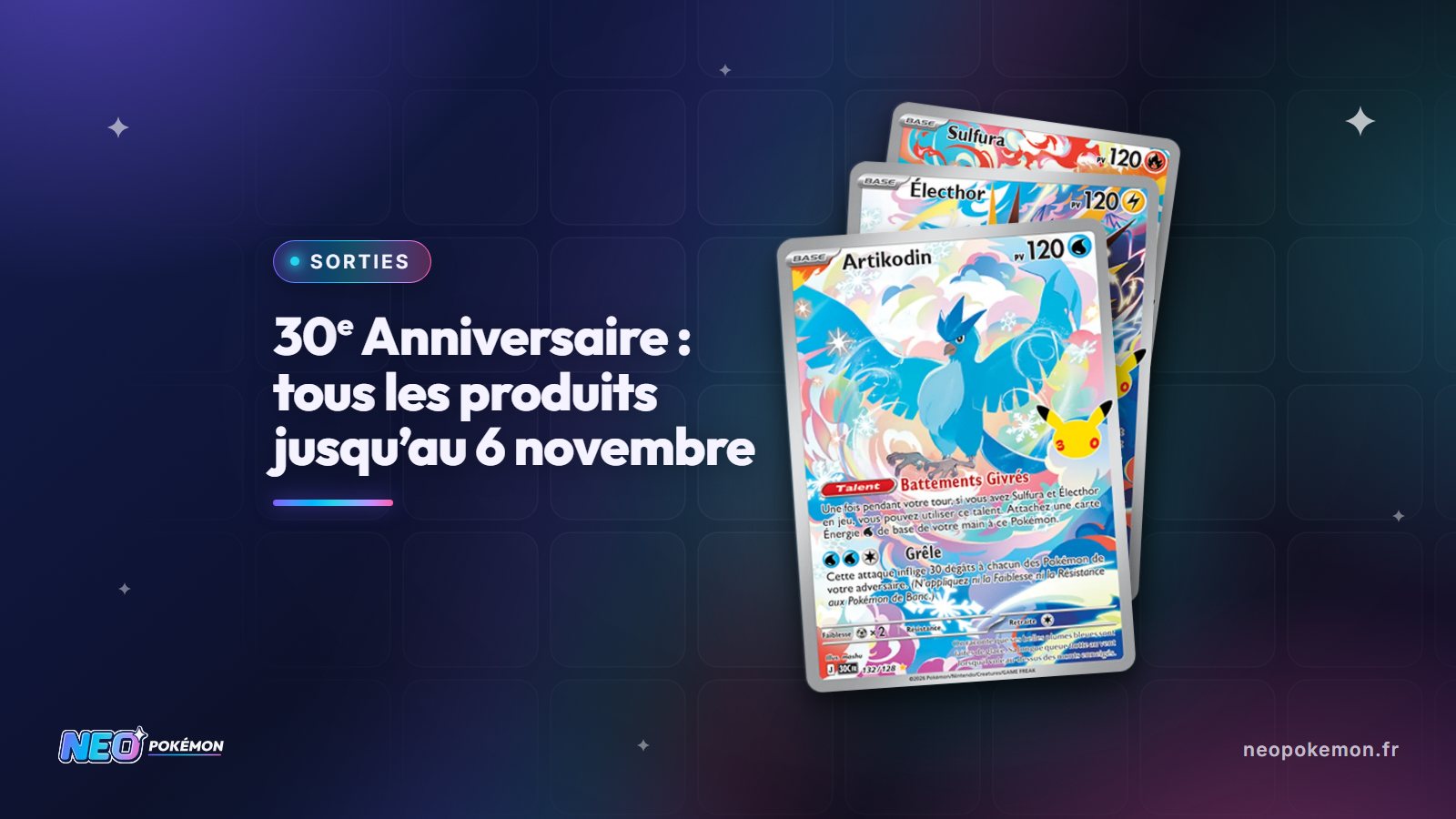 Illustration : 30e Anniversaire : tous les produits, du 16 septembre au 6 novembre