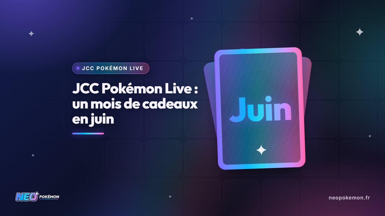 Illustration : JCC Pokémon Live fête son anniversaire : un mois de cadeaux en juin
