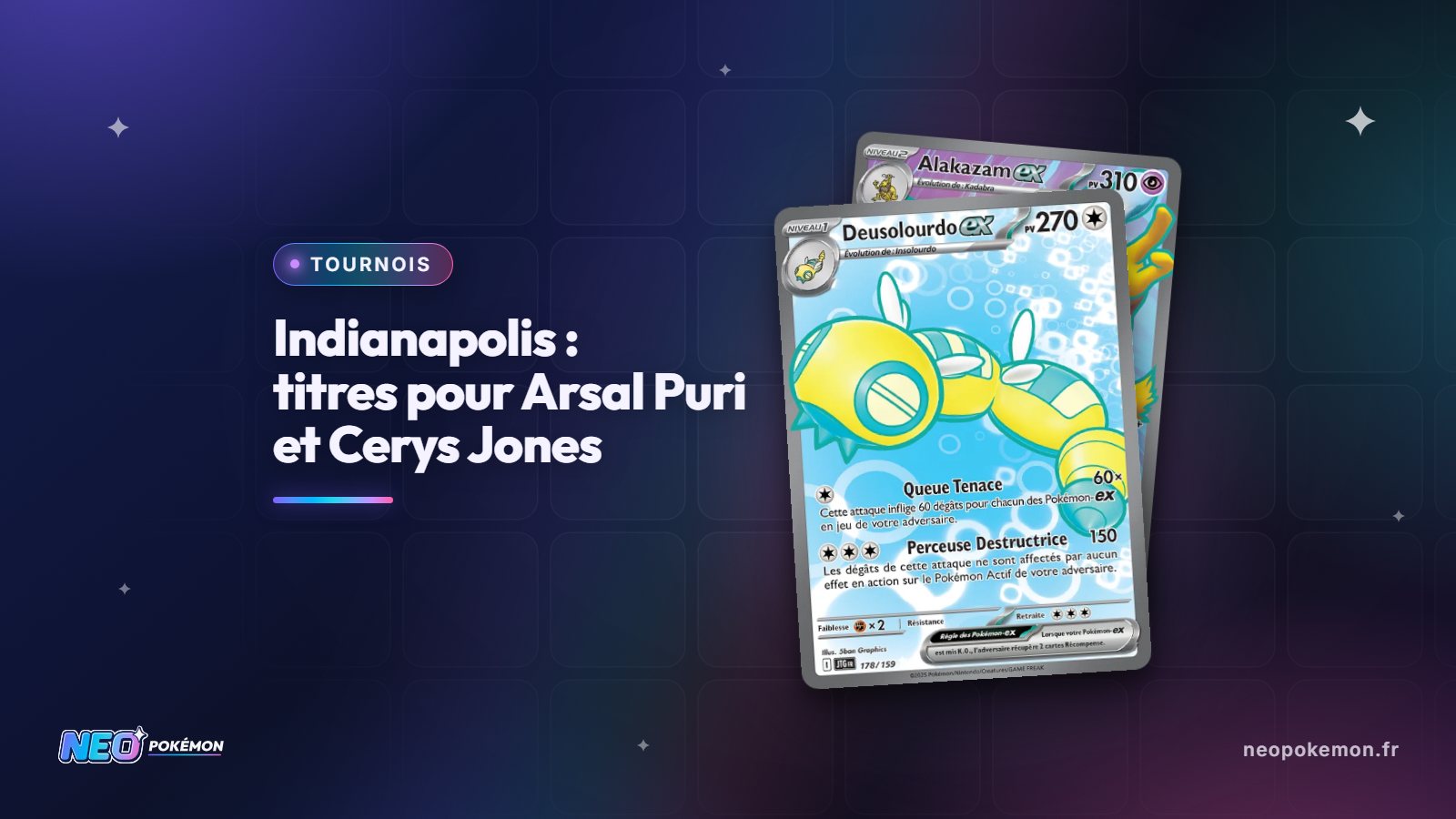 Illustration : Indianapolis : Puri sacré sur Pokémon Champions, Cerys Jones en JCC