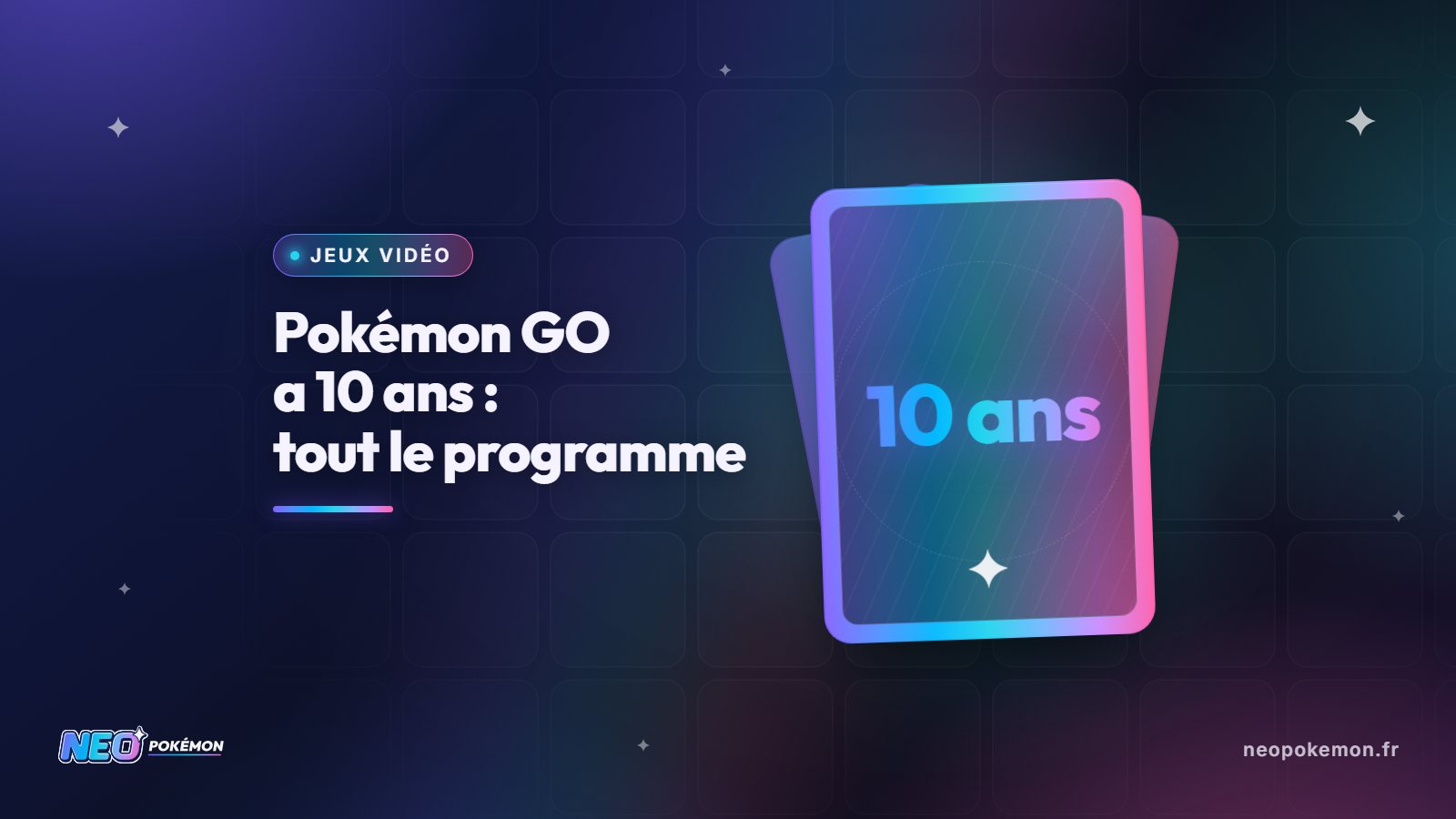Illustration : Pokémon GO a 10 ans : chapeaux de fête, Voie des légendes, Primo-Raids