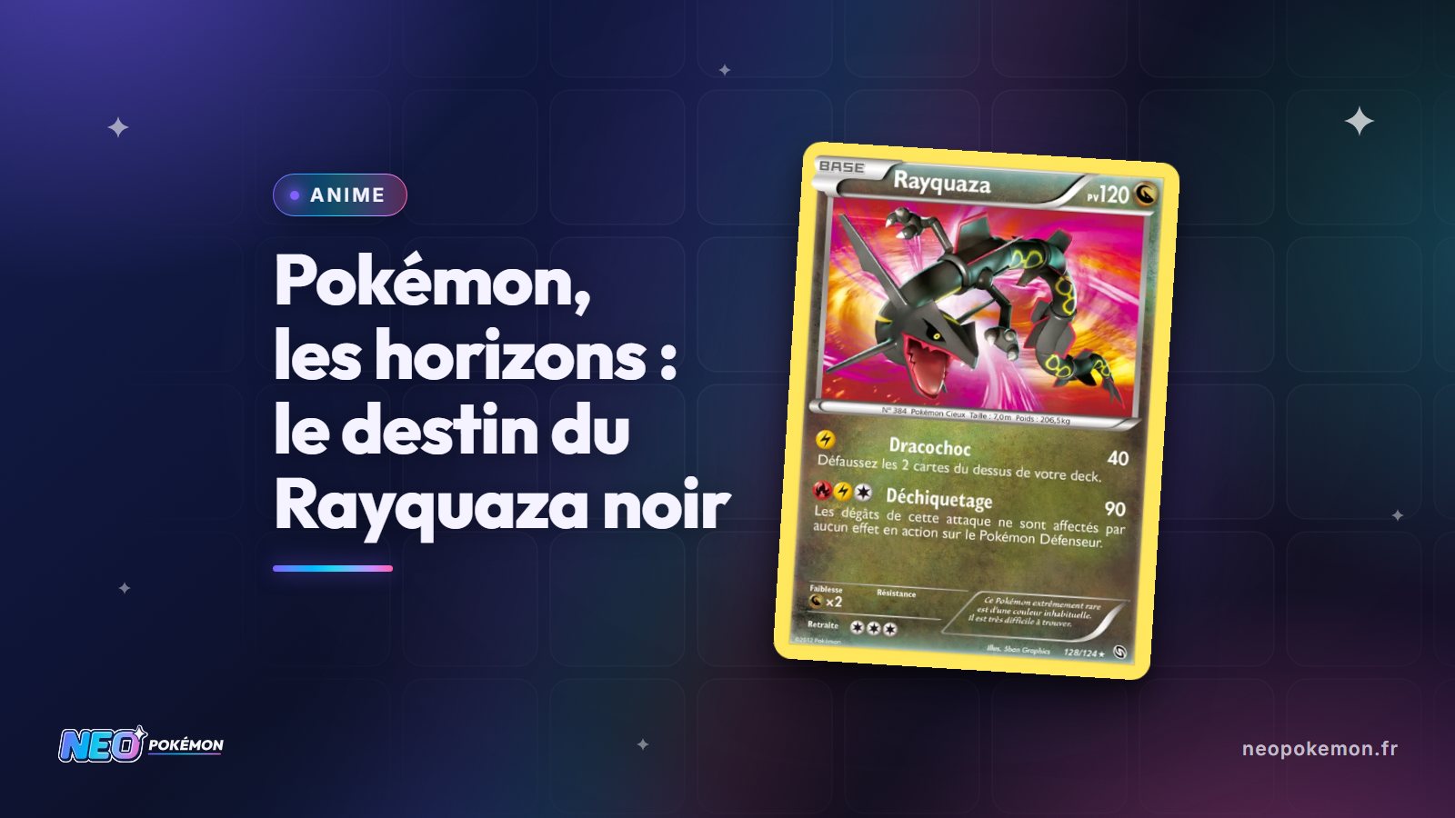 Illustration : Pokémon, les horizons : « Le destin du Rayquaza noir » sur Canal J