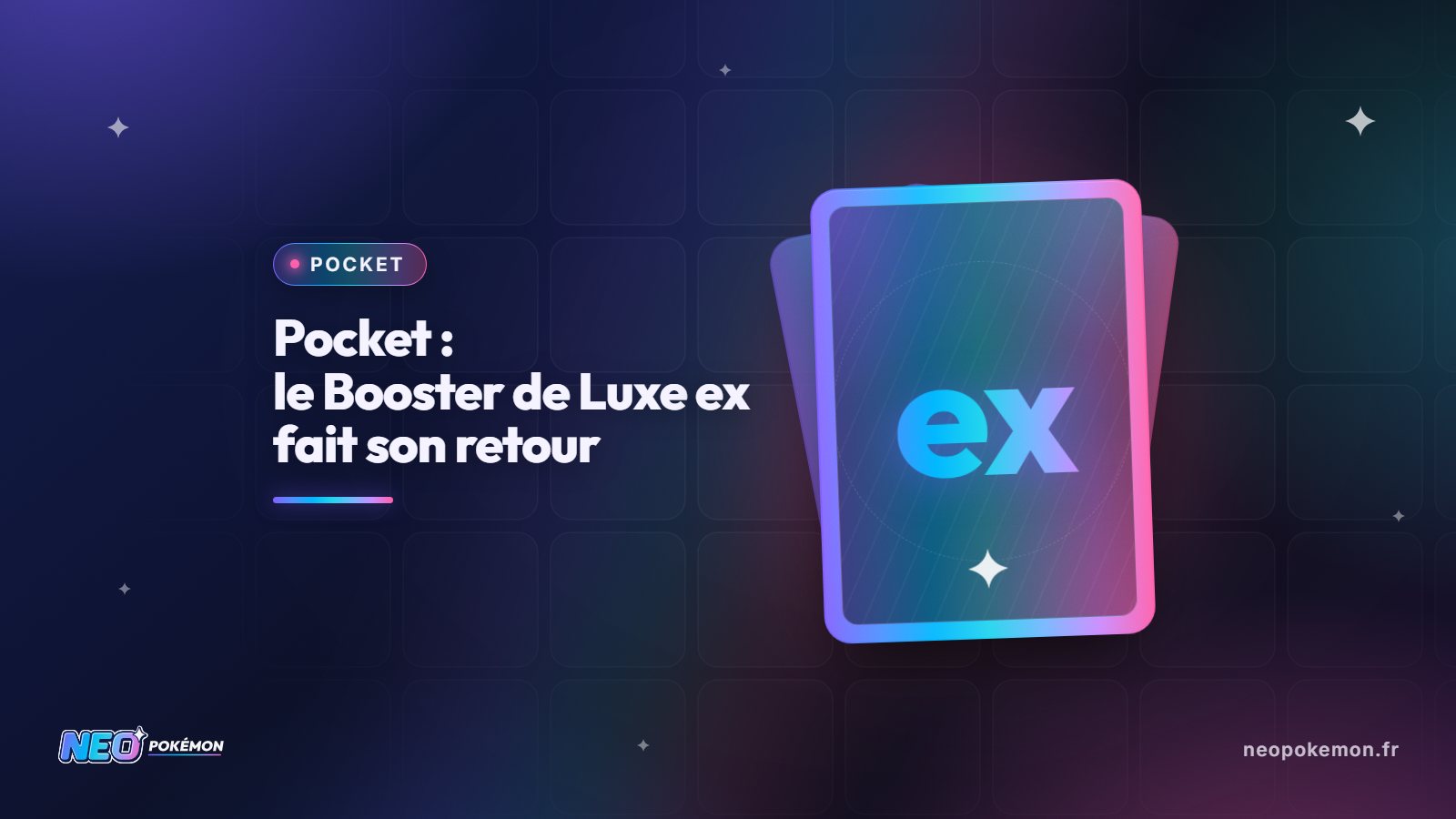 Illustration : Pokémon Pocket : le Booster de Luxe ex revient, drop Méga-Démolosse-ex