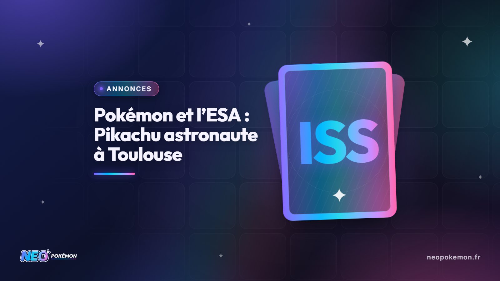 Illustration : Pokémon et l’ESA : Pikachu astronaute, de l’ISS à Toulouse