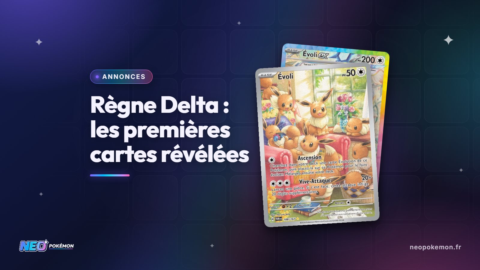 Illustration : Règne Delta : premières cartes révélées, dont des visuels en français