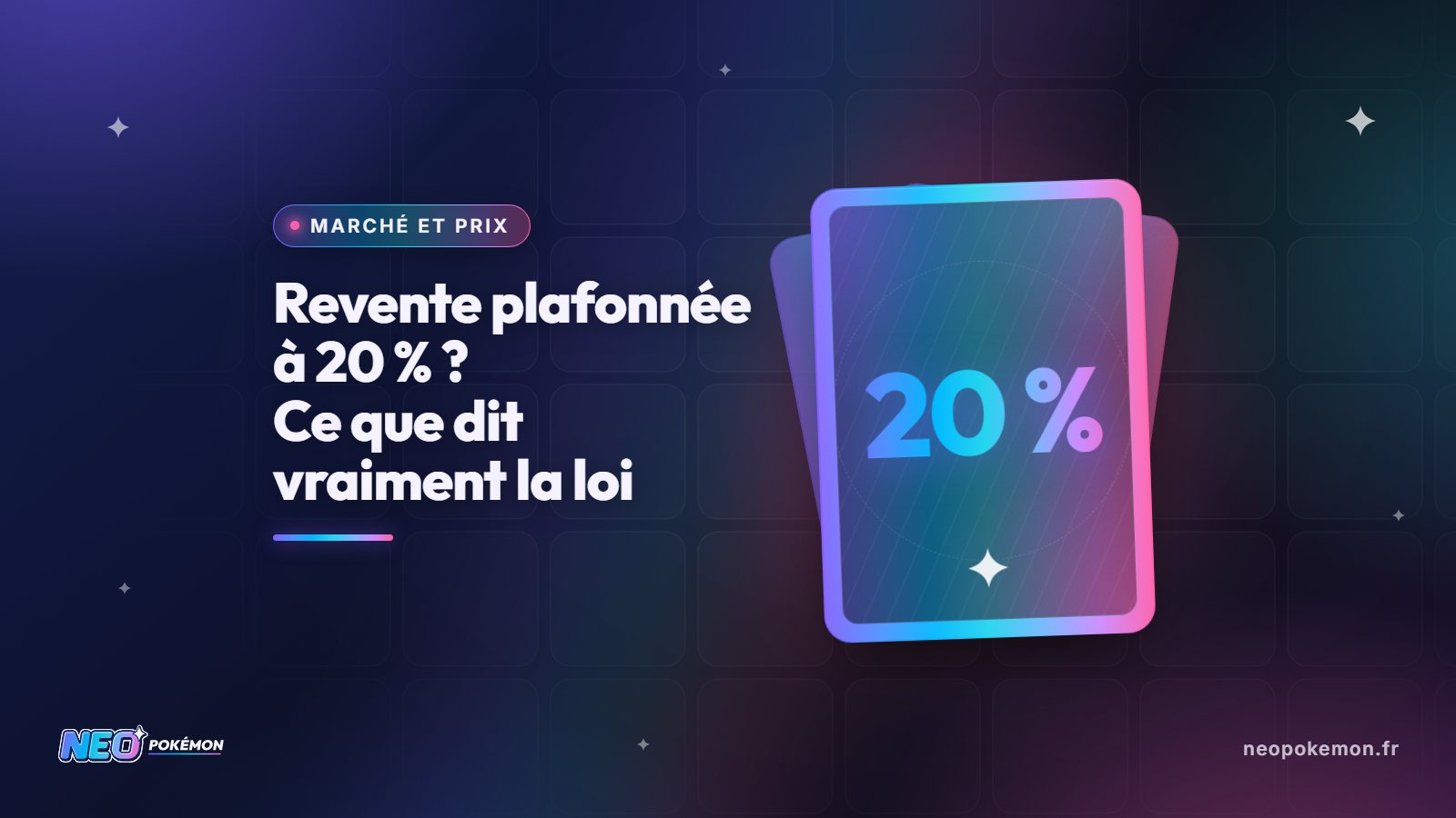 Illustration : Revente de cartes Pokémon plafonnée à 20 % ? Ce que dit la loi