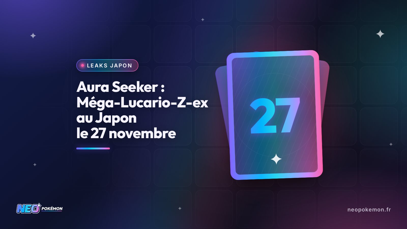 Illustration : Aura Seeker : Méga-Lucario-Z-ex au Japon le 27 novembre