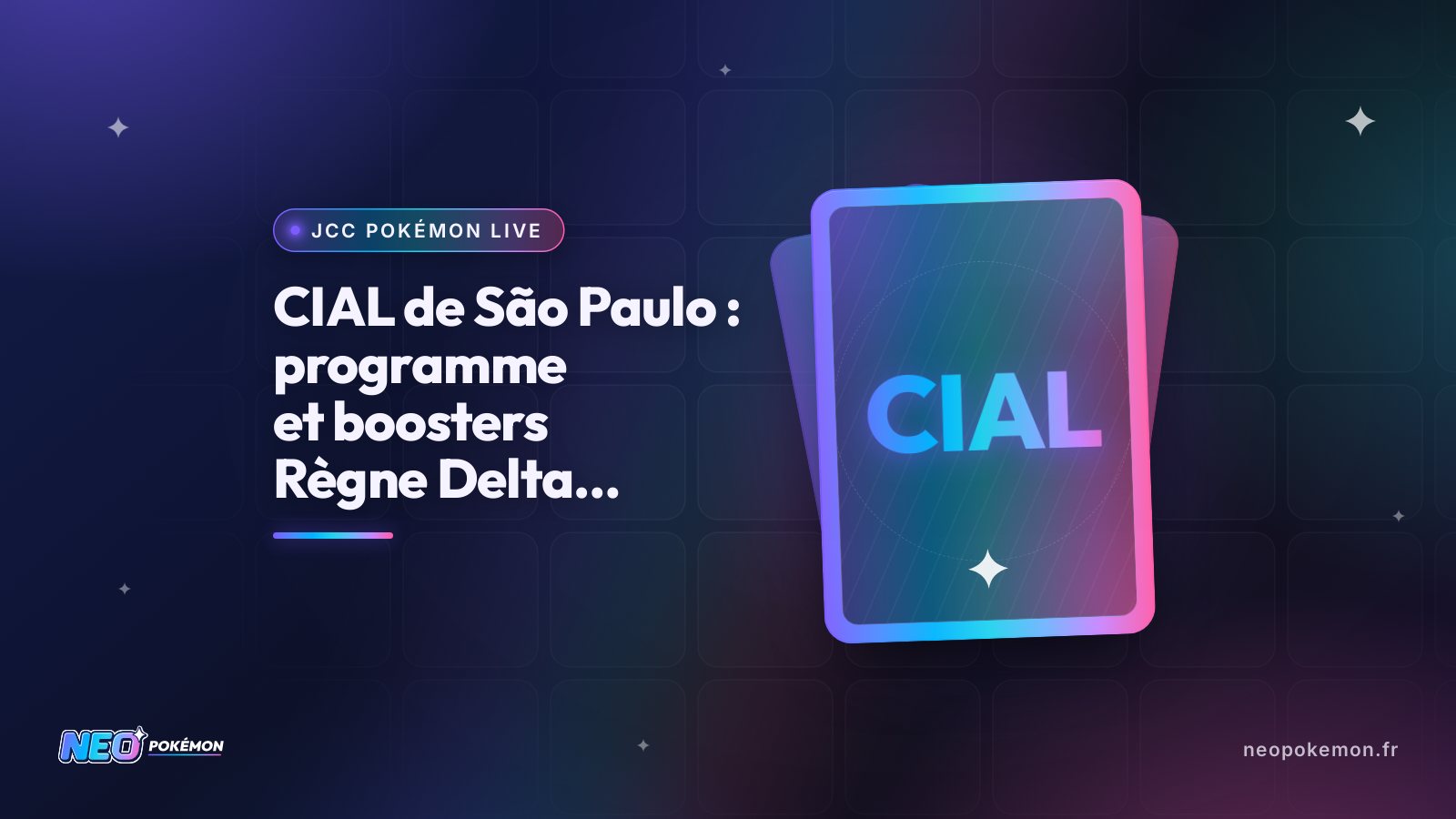Illustration : CIAL de São Paulo : programme et boosters Règne Delta sur JCC Live