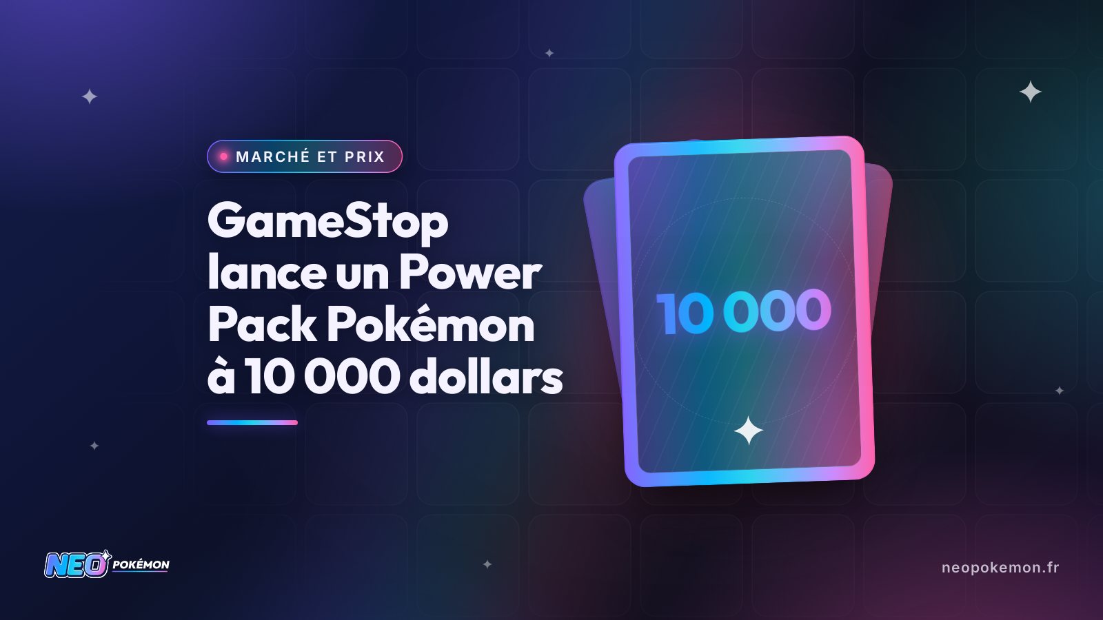 Illustration : GameStop lance un Power Pack Pokémon à 10 000 dollars