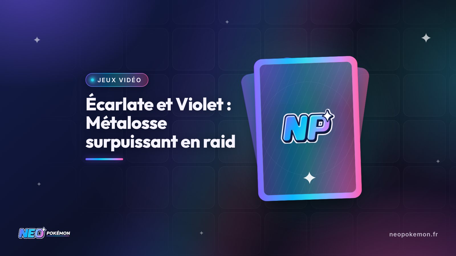 Illustration : Écarlate et Violet : Métalosse surpuissant en raid jusqu’au 22 octobre