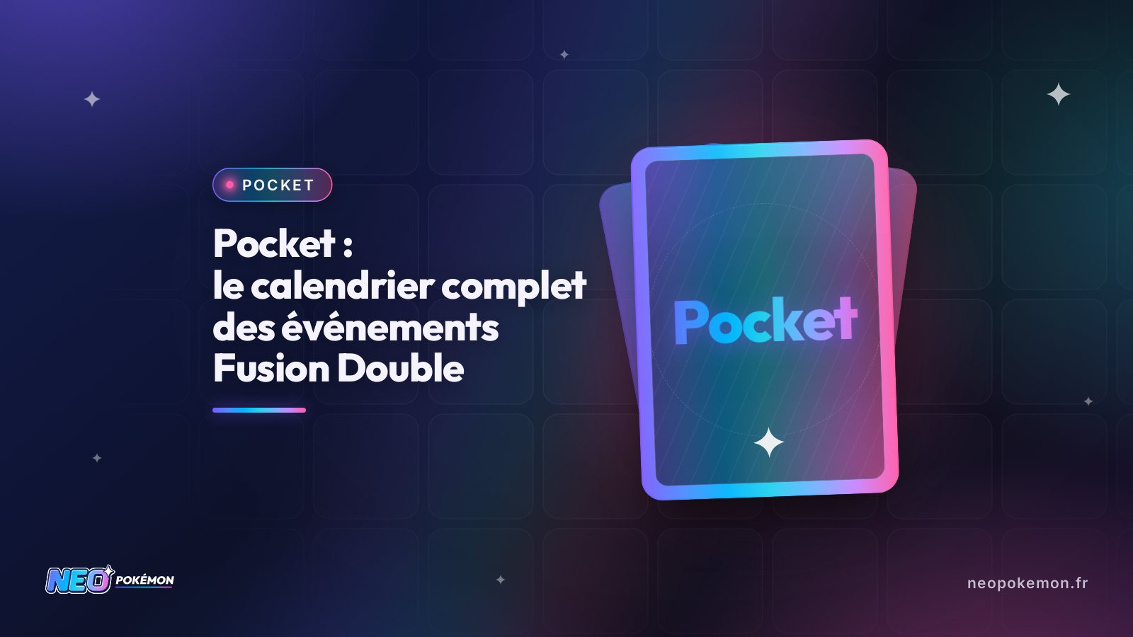 Illustration : Pocket : le calendrier complet des événements Fusion Double