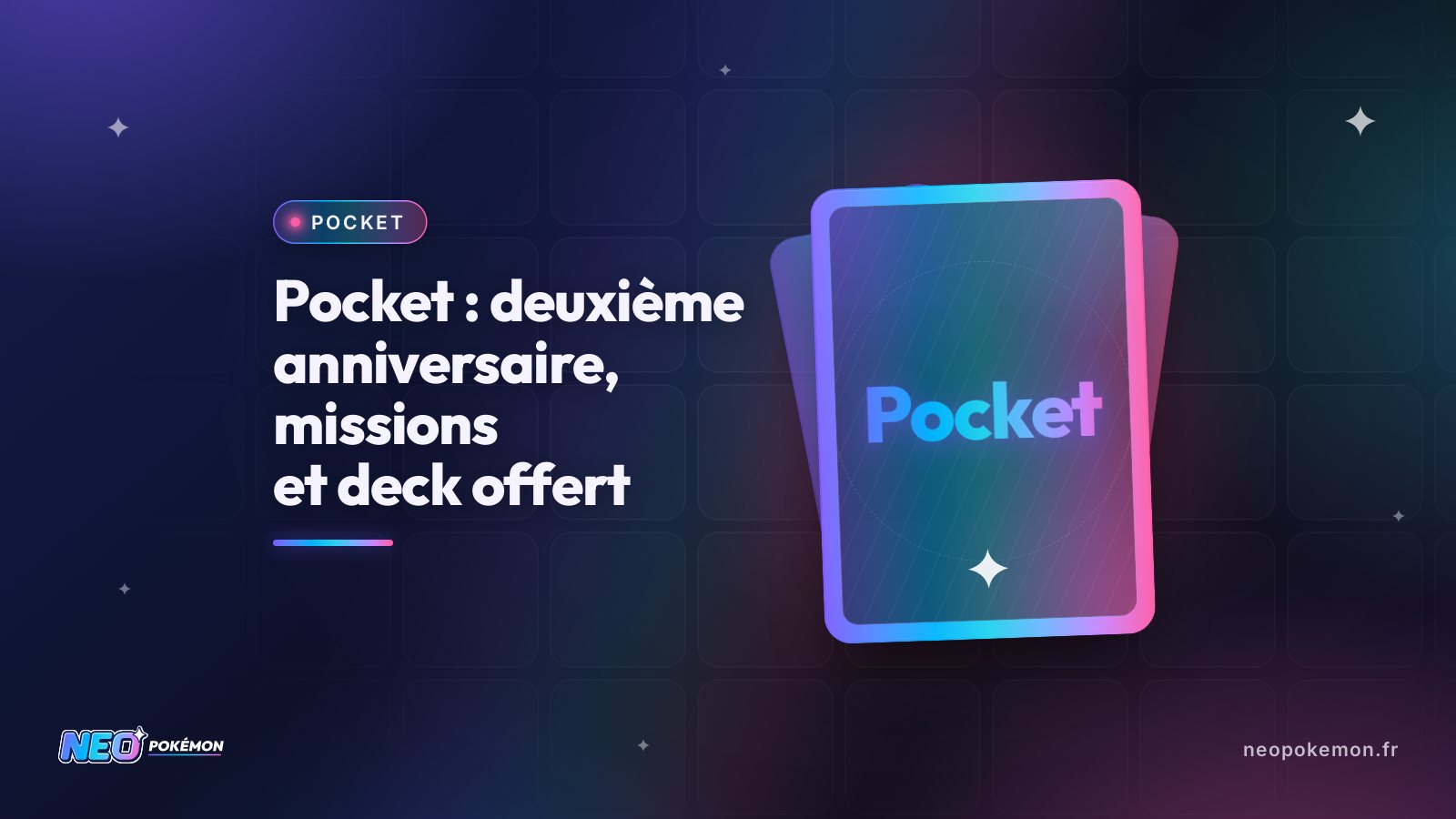 Illustration : Pocket : deuxième anniversaire, missions et deck offert