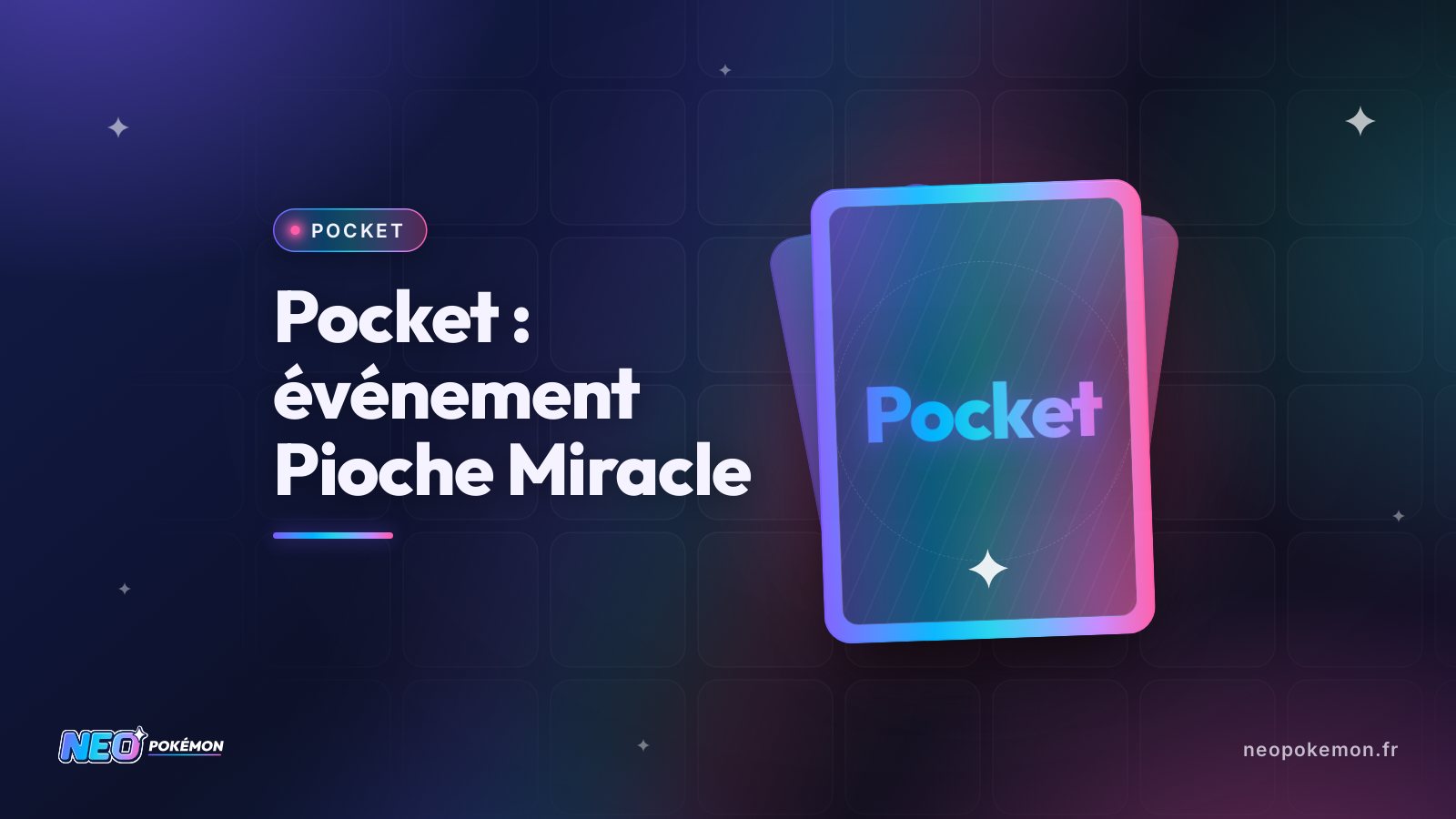 Illustration : Pocket : événement Pioche Miracle, Salamèche et Draieul en promo