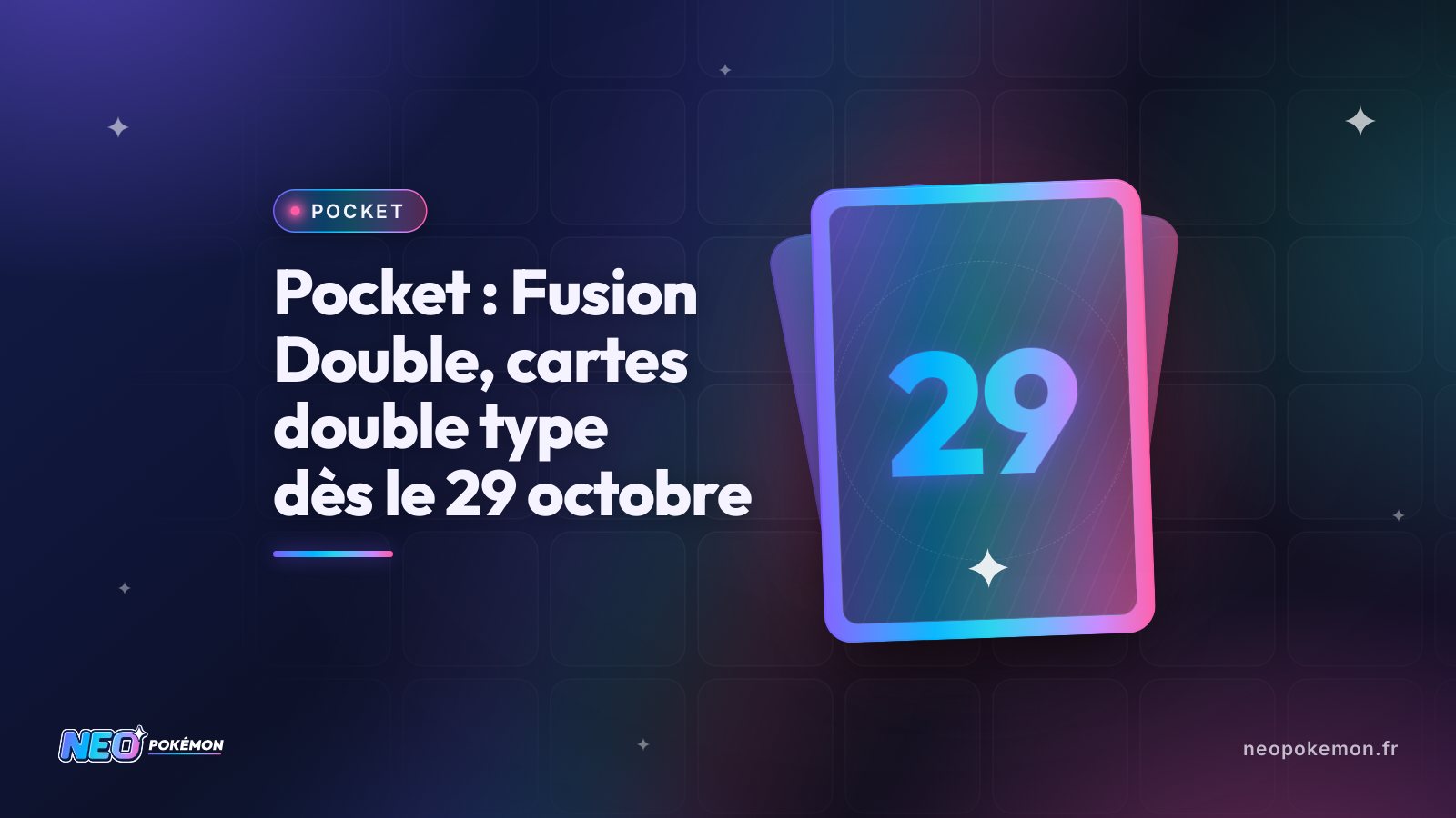 Illustration : Pocket : Fusion Double, cartes double type dès le 29 octobre