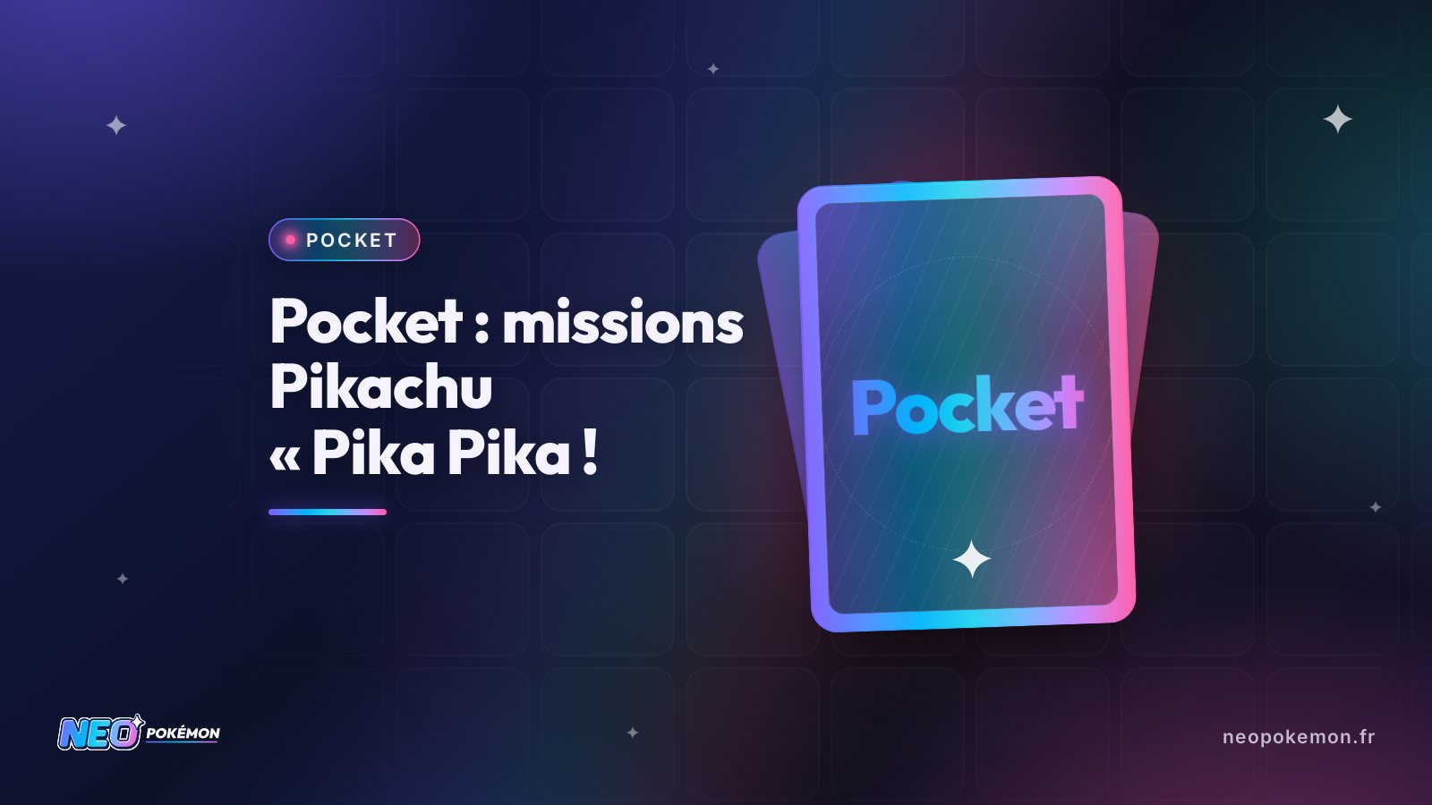 Illustration : Pocket : missions Pikachu « Pika Pika ! » jusqu’en octobre 2027