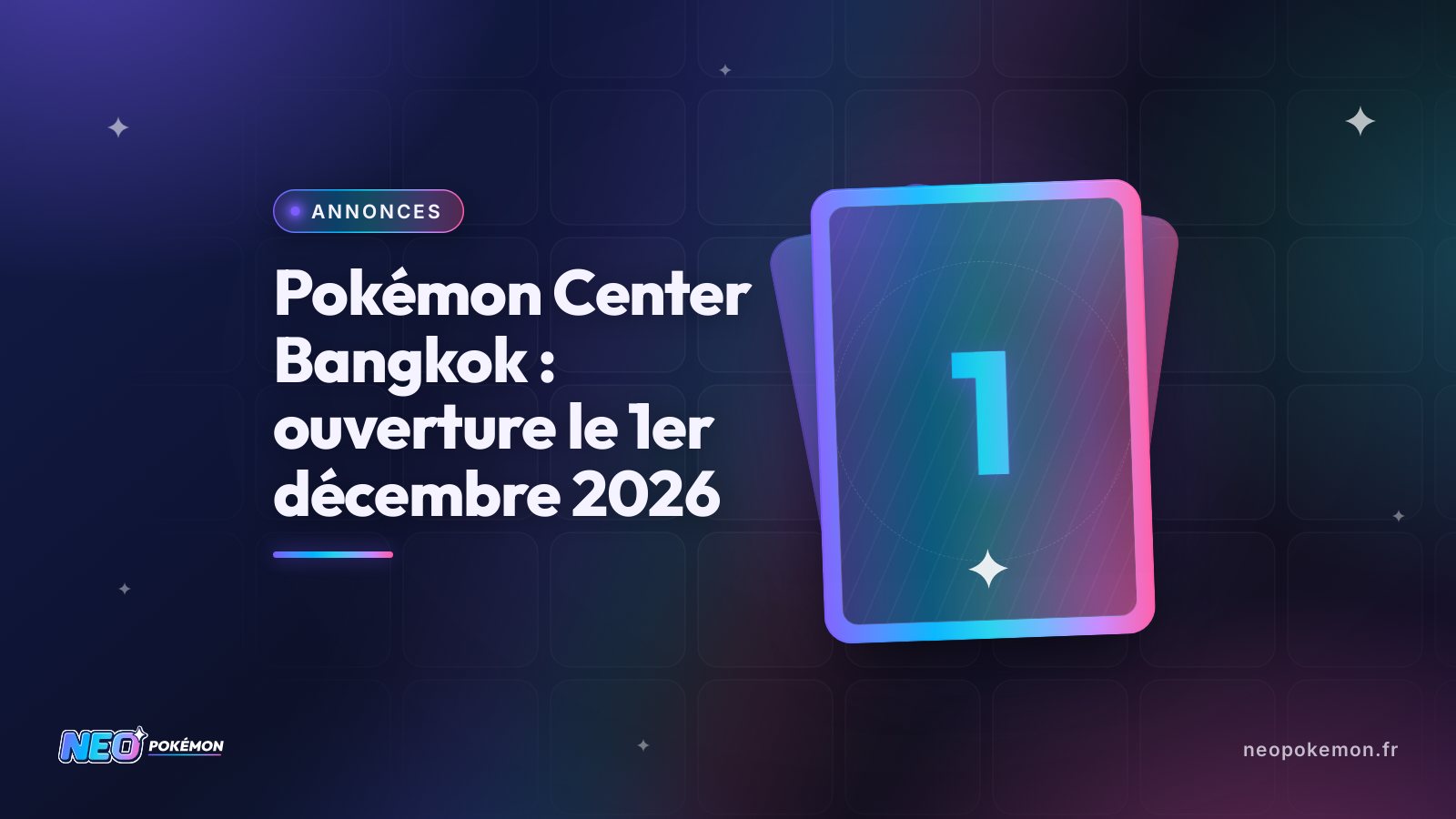 Illustration : Pokémon Center Bangkok : ouverture le 1er décembre 2026