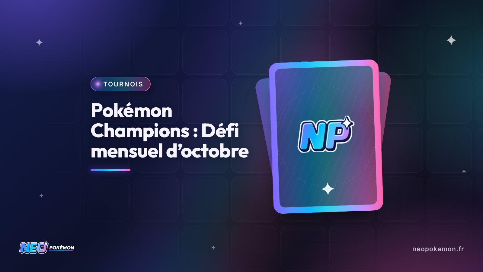 Illustration : Pokémon Champions : Défi mensuel d’octobre et Défi Mondial II