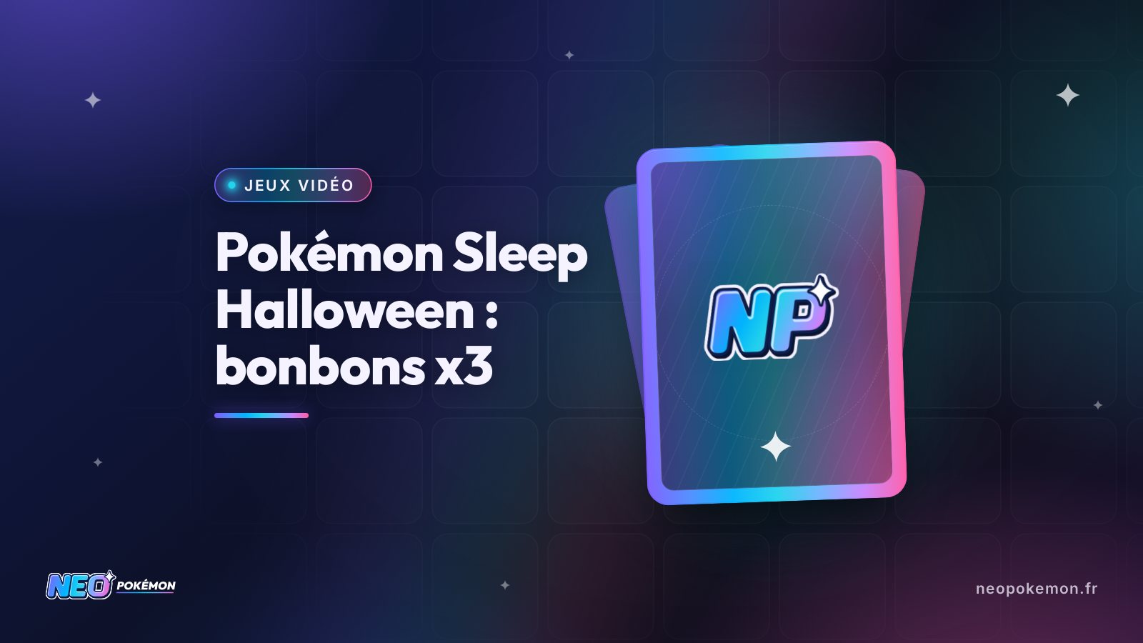 Illustration : Pokémon Sleep Halloween : bonbons x3 et Magirêve dès le 26 octobre