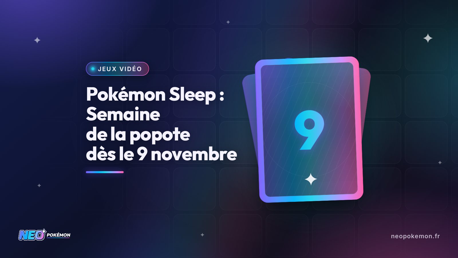 Illustration : Pokémon Sleep : Semaine de la popote dès le 9 novembre