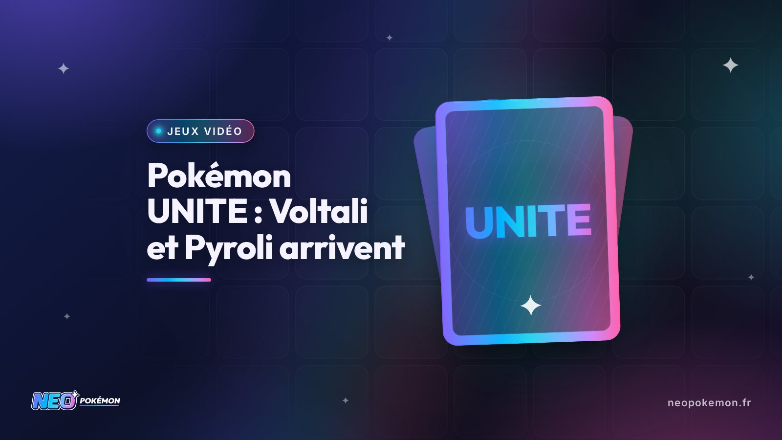 Illustration : Pokémon UNITE : Voltali et Pyroli arrivent, Solgaleo renforcé