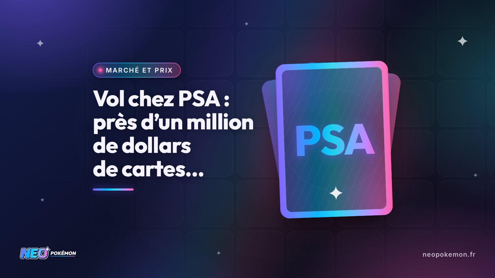 Illustration : Vol chez PSA : près d’un million de dollars de cartes gradées
