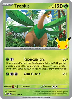 Carte Tropius 005/128 – 30ᵉ Anniversaire