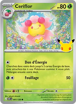 Carte Ceriflor 007/128 – 30e Anniversaire