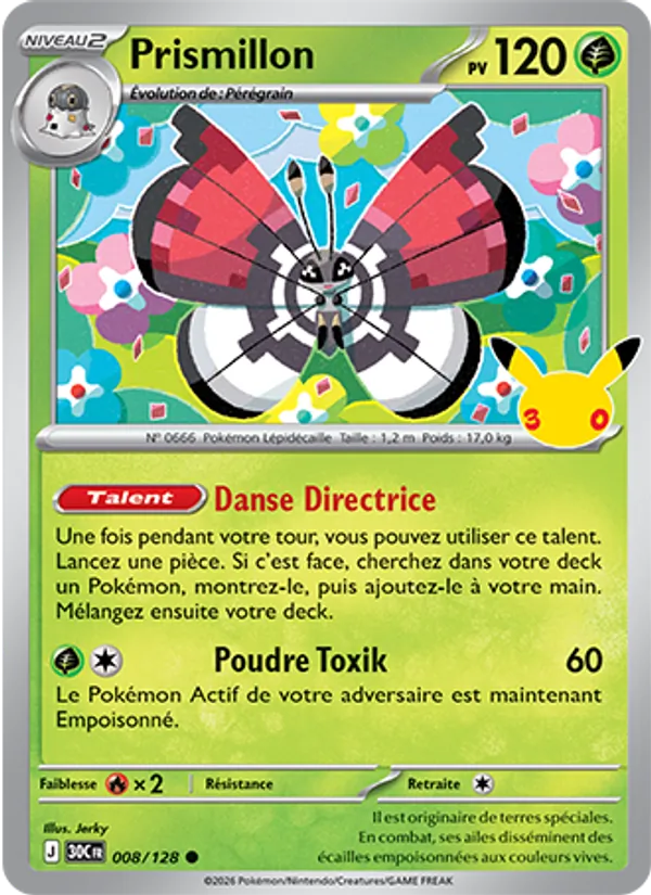 Carte Prismillon 008/128 – 30e Anniversaire