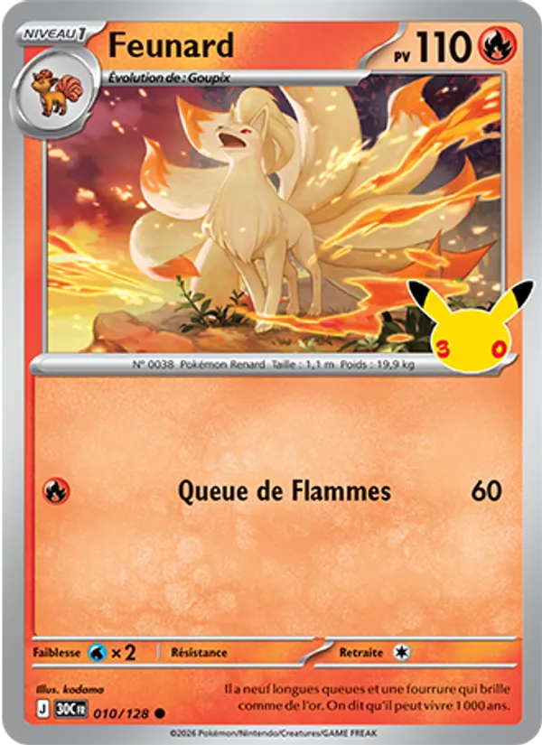 Carte Feunard 010/128 – 30e Anniversaire