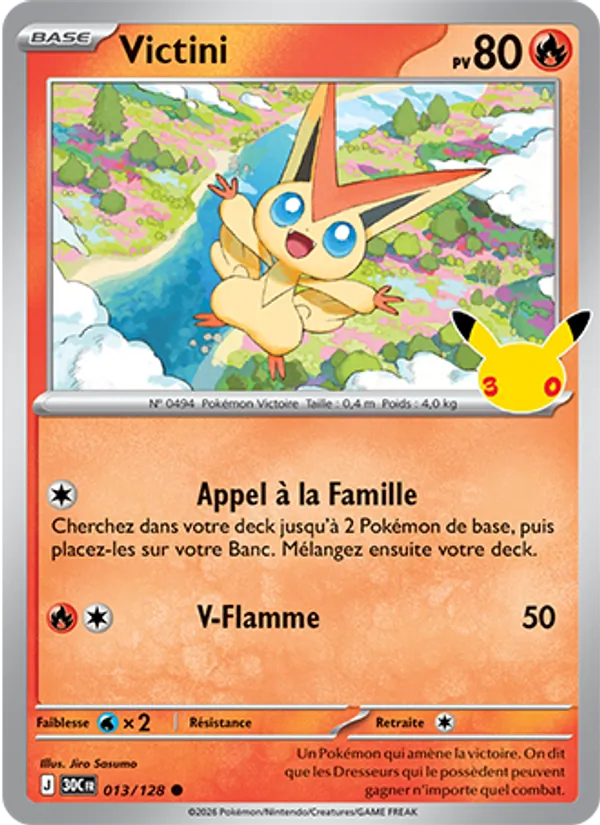 Carte Victini 013/128 – 30e Anniversaire