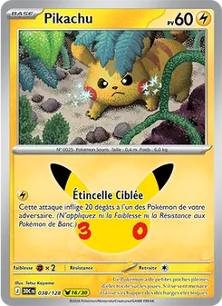 Carte Pikachu 038/128 – 30e Anniversaire