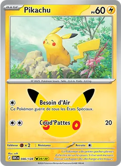 Carte Pikachu 046/128 – 30e Anniversaire