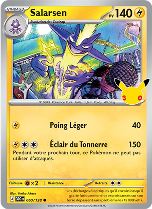 Carte Salarsen 060/128 – 30e Anniversaire
