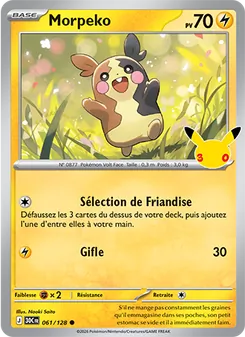 Carte Morpeko 061/128 – 30ᵉ Anniversaire