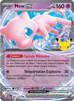 Carte Mew-ex 066/128 – 30ᵉ Anniversaire