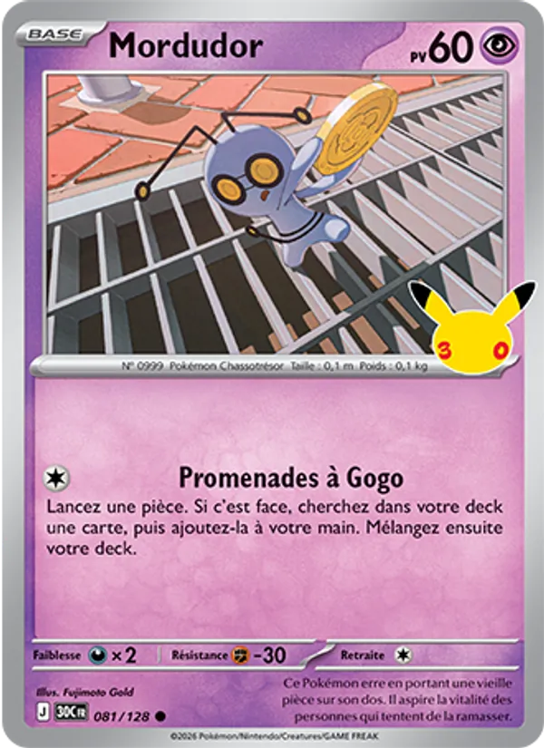Carte Mordudor 081/128 – 30e Anniversaire