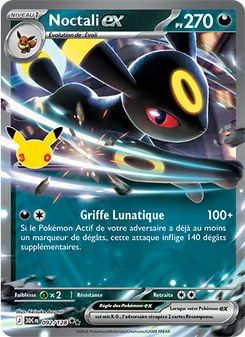 Carte Noctali-ex 092/128 – 30ᵉ Anniversaire