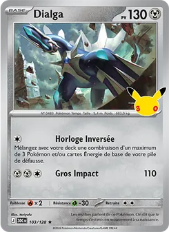 Carte Dialga 103/128 – 30ᵉ Anniversaire