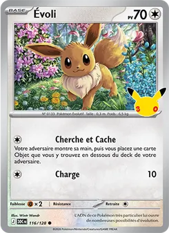 Carte Évoli 116/128 – 30ᵉ Anniversaire