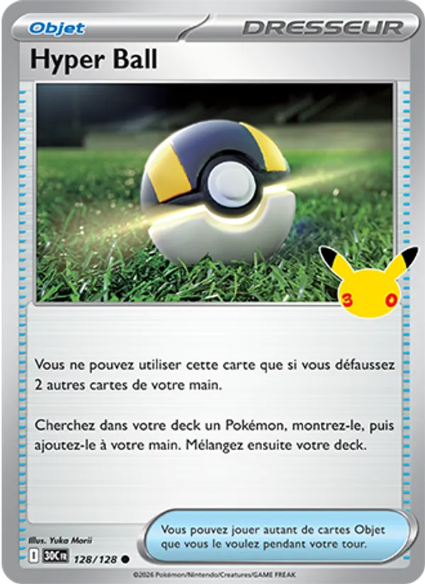 Carte Hyper Ball 128/128 – 30e Anniversaire