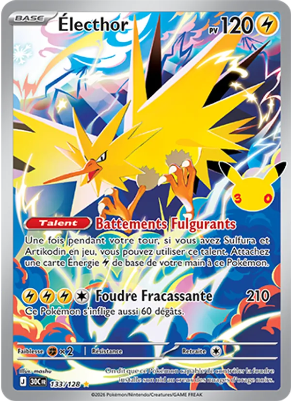 Carte Électhor 133/128 – 30e Anniversaire