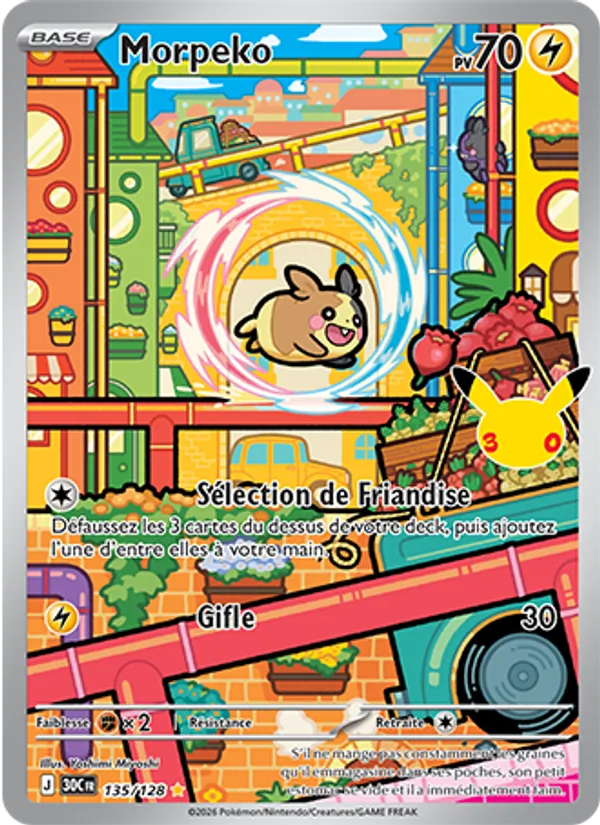 Carte Morpeko 135/128 – 30e Anniversaire