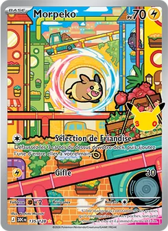 Carte Morpeko 135/128 – 30ᵉ Anniversaire