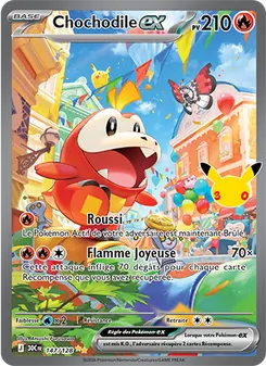 Carte Chochodile-ex 147/128 – 30ᵉ Anniversaire