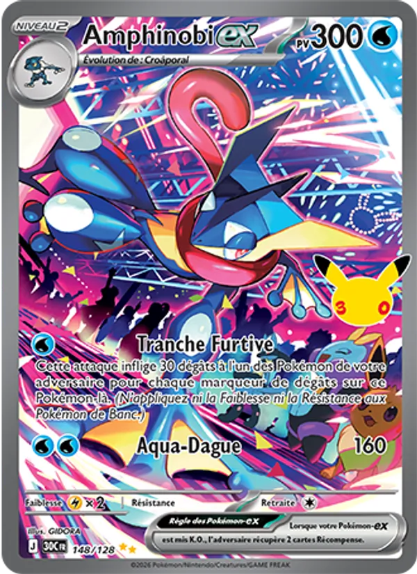 Carte Amphinobi-ex 148/128 – 30e Anniversaire