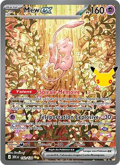 Carte Mew-ex 152/128 – 30ᵉ Anniversaire