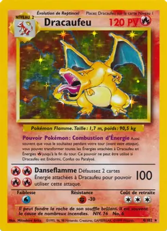 Carte Dracaufeu 4/102 – Set de Base