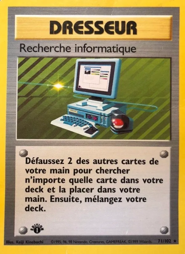 Carte Recherche informatique 71/102 – Set de Base