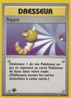 Carte Rappel 78/102 – Set de Base