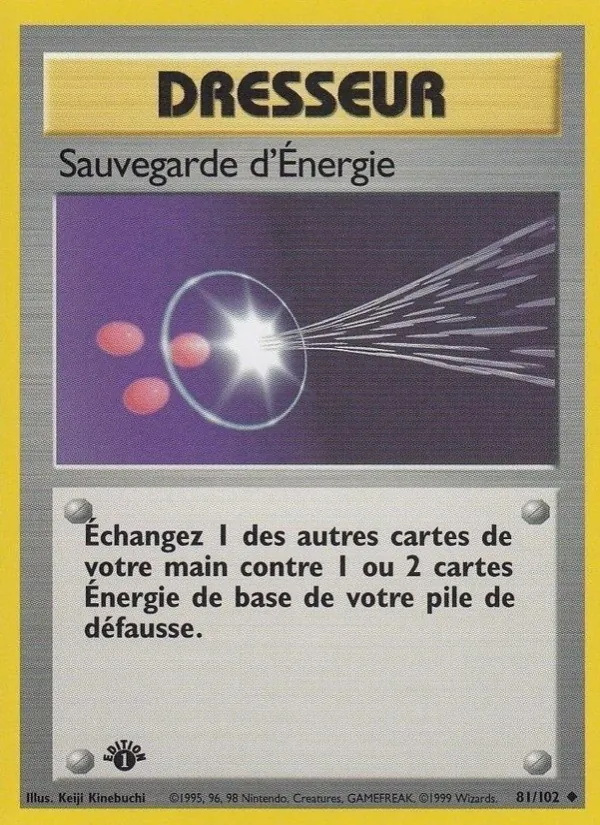 Carte Sauvegarde d'Énergie 81/102 – Set de Base